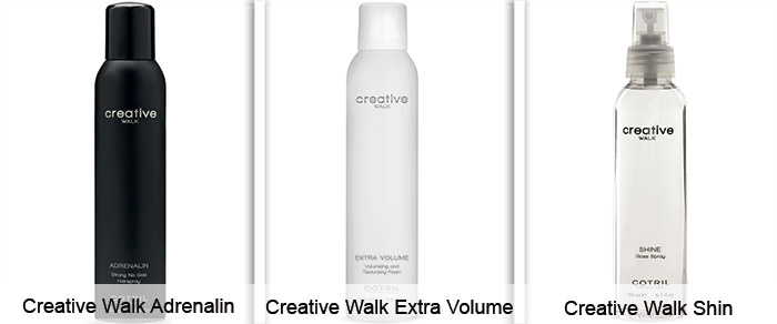 Cotril: Creative Walk Adrenalin - Creative Walk Extra Volume - Creative Walk Shine